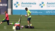 El Barça regresa al trabajo tras el varapalo sufrido en Turín