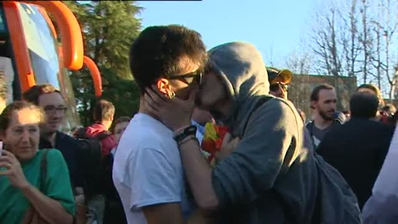 Tensión en la Universidad Complutense por la presencia del autobús de Hazte Oír