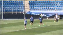 El Real Madrid entrena en tras su victoria frente al Alavés