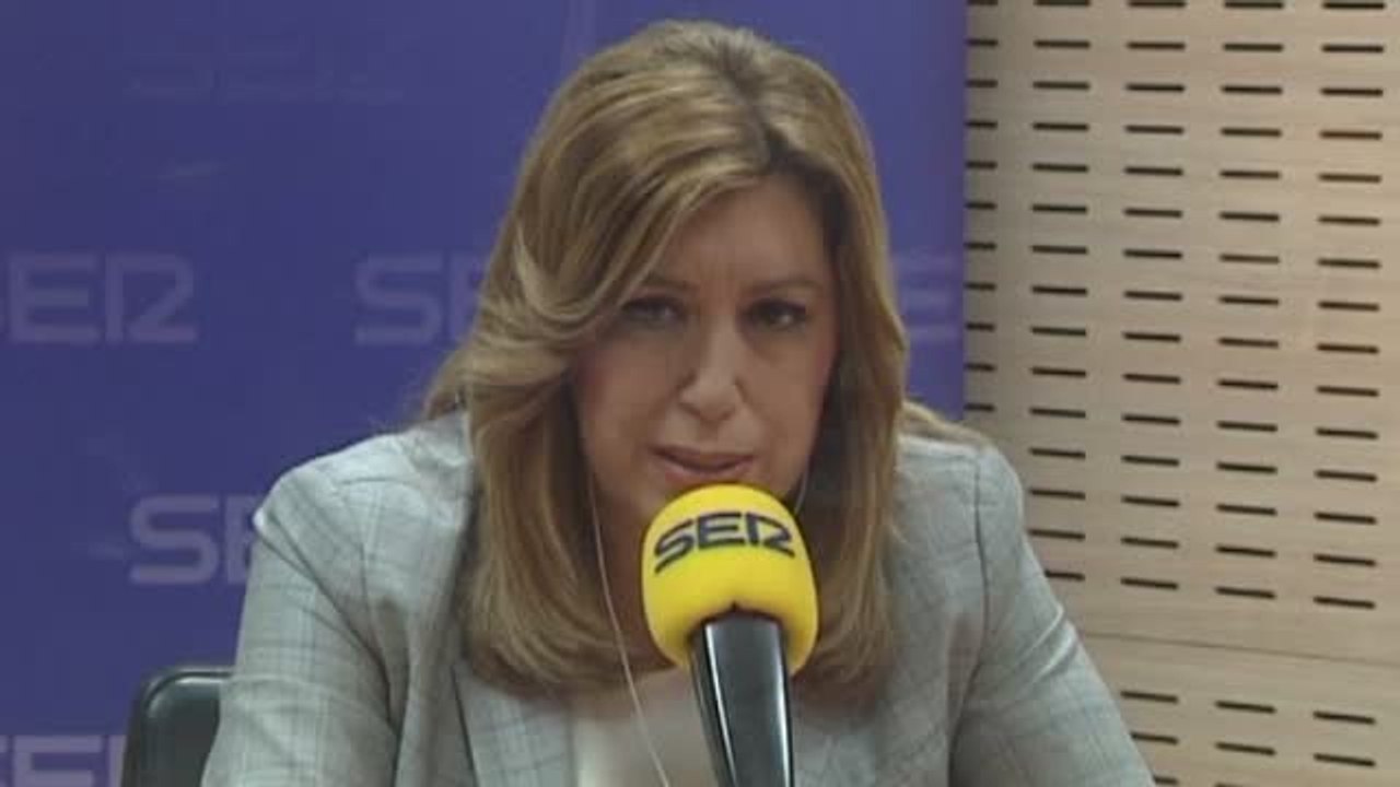 Susana Díaz: "Lo que no haré será poner en hombros de mis compañeros socialistas si tengo una derrota"