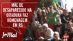Mãe de desaparecido na ditadura leva flores a monumento em Porto Alegre