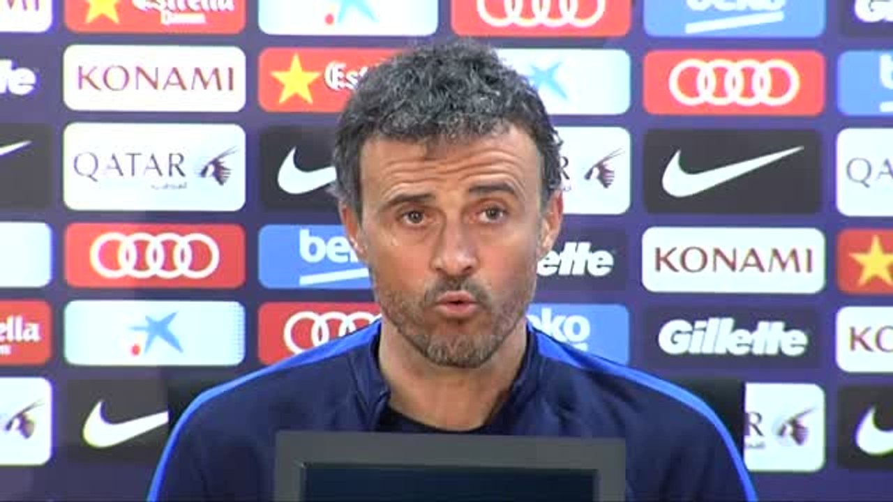 Luis Enrique: "Es el momento de ver en totalidad a la plantilla que tengo"