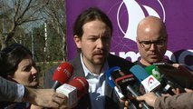 Iglesias pide al gobierno de Rajoy que facilite la verificación del desarme de ETA