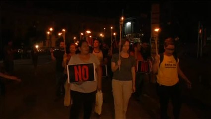 Vigilia en Paraguay por la muerte de un manifestante a manos de la policía