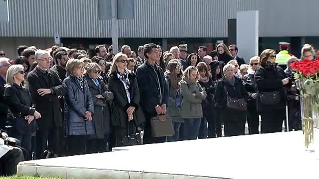 Primer homenaje cuando se conmemora el segundo aniversario de la tragedia de Germanwings