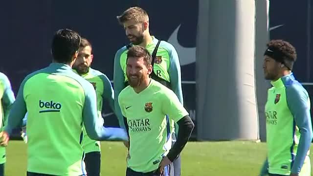 El Barça se prepara para recibir al Sevilla en el Camp Nou