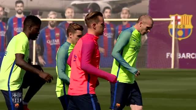 El Barcelona vuelve al trabajo tras dos días de descanso