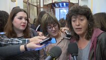 Las tres diputadas de Podemos, ERC y Compromís llegan a tiempo para la votación del decreto de la estiba