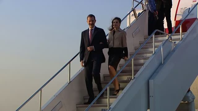 Felipe VI y Letizia llegan a Tokio en su primer viaje a un país asiático como monarcas