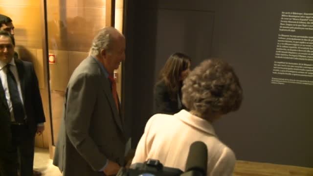 Los Reyes Eméritos inauguran los 'Tesoros de la Hispanic Society of America'