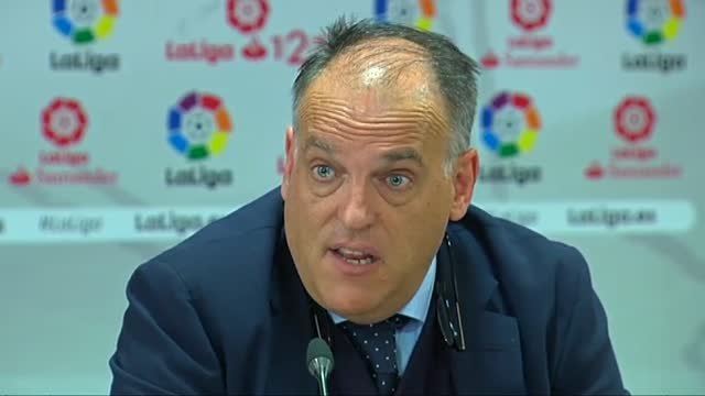 Tebas sobre el videoarbitraje: Villar representa la televisión de blanco y negro. Seguimos igual