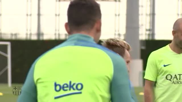 Rakitic y Mascherano ya se ejercitan en Sant Joan Despí