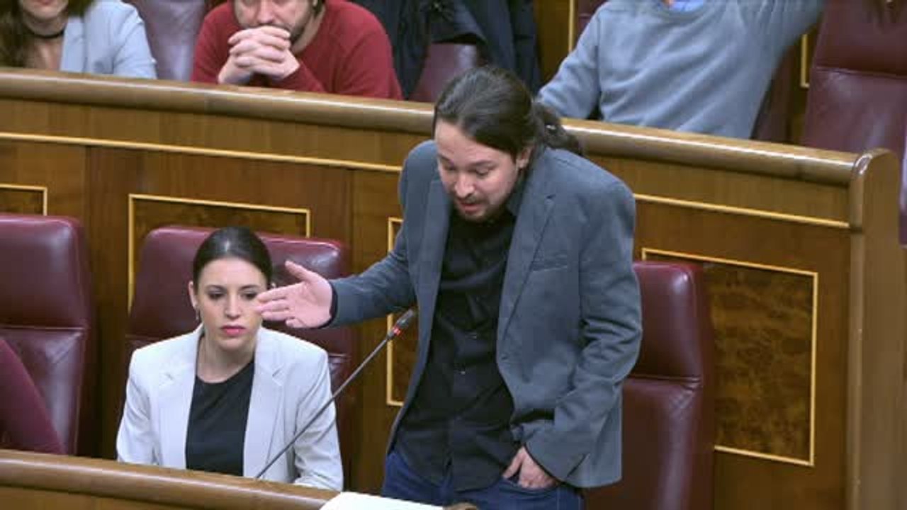 Iglesias a Rajoy: "A usted se la bufa el informe que critica sus vetos legislativos"