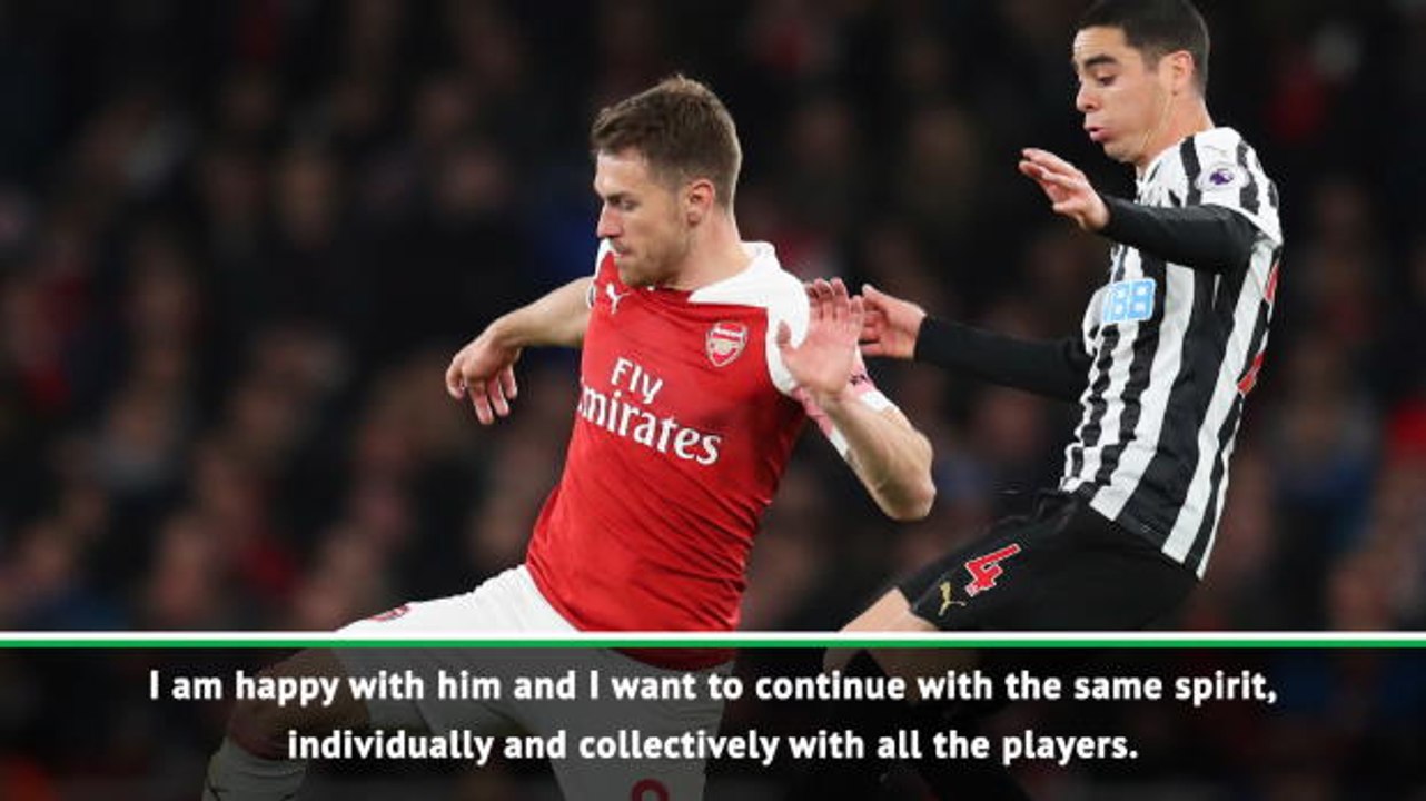 Emery hopes Ramsey will help Arsenal achieve 'something important'