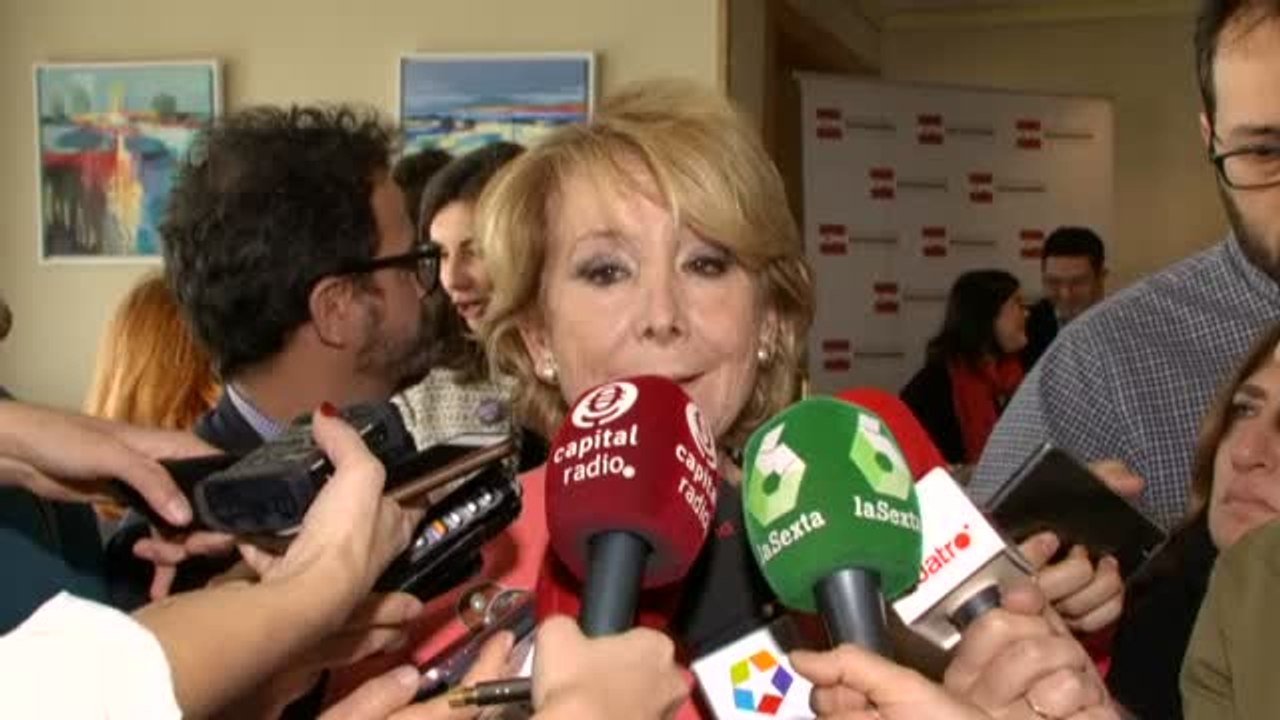 Esperanza Aguirre: "El juez investiga y me parece muy bien que investigue"