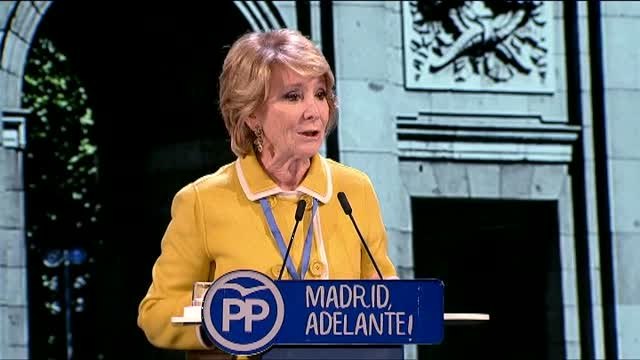 Esperanza Aguirre sobre Ahora Madrid: Son un conjunto de comunistas de lo más rancio disfrazados de populistas de corte chavista