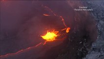 La sonrisa de lava del volcán Kilauea