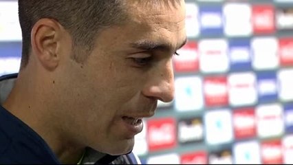 Bruno insiste en que la mano que le pitó el árbitro fue de rebote