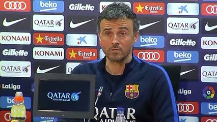 Luis Enrique no considera "clave" el partido ante el Atlético