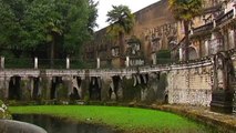 El parque del Pasatiempo de Betanzos, una joya patrimonial de más de un siglo sumida en el abandono.