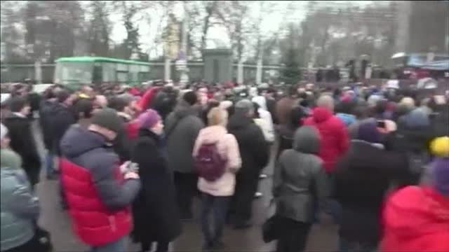 Protestas en Bielorrusia en contra de la ley de los parásitos sociales