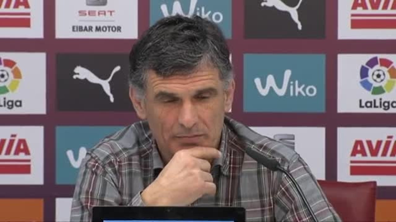 Mendilíbar: "El Real Madrid sin hacerlo bien te hace seis ocasiones"