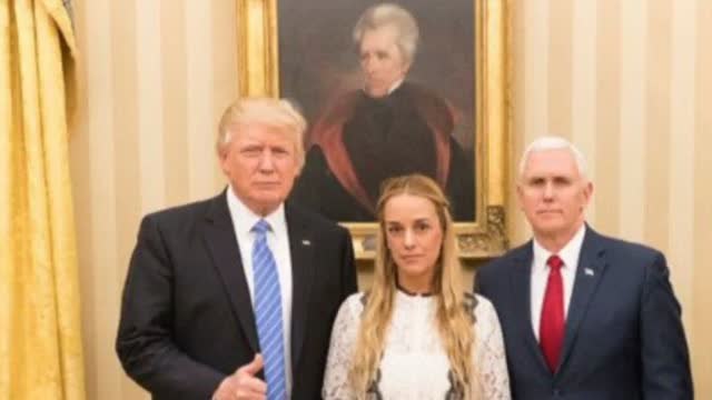 Trump recibe a Tintori en la Casa Blanca y pide a Maduro que libere a Leopoldo López