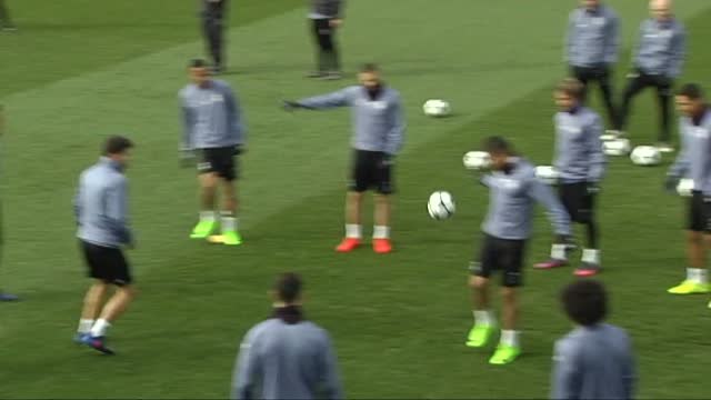 El Madrid listo para recibir al Nápoles