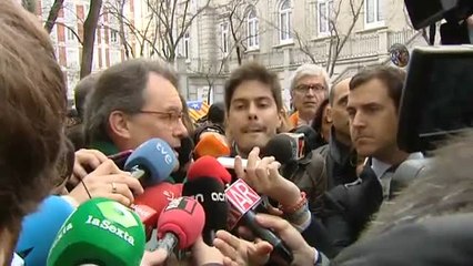 Artur Mas: "La democracia española se está agrietando por momentos"