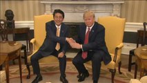 Donald Trump se reunía con el Primer Ministro japonés Shinzo Abe