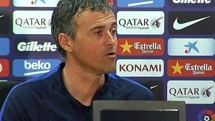 Luis Enrique: "Estoy pletórico"