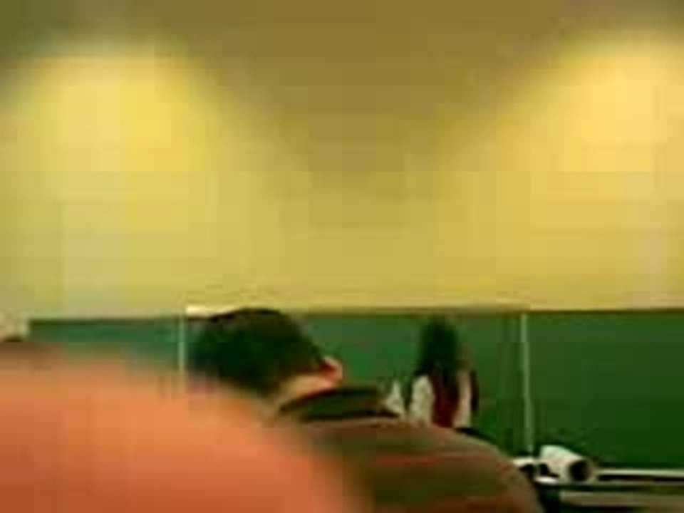 Ahmed en classe!!