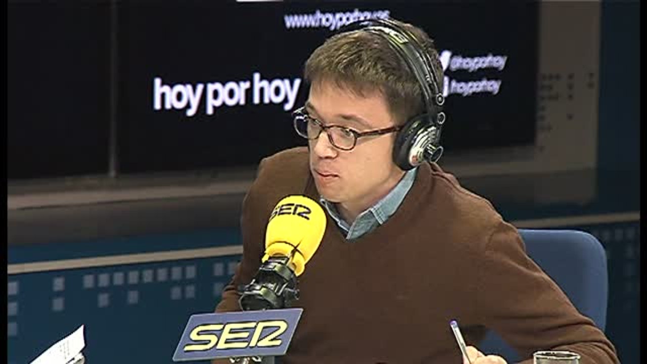 Errejón: "Si gana la lista de Pablo Iglesias va a ser muy difícil desalojar a Rajoy de la Moncloa"