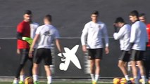 El Valencia prepara el partido contra el Real Madrid