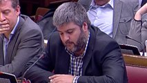 Martí, senador de ERC, le pregunta a Cospedal si va a haber una intervención militar en Cataluña para poner fin al proceso independentista