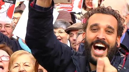 Jesús Candel, "spiriman", continúa con las movilizaciones en Granada