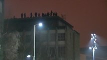 Un grupo de estudiantes se atrinchera contra la LOMCE en una azotea