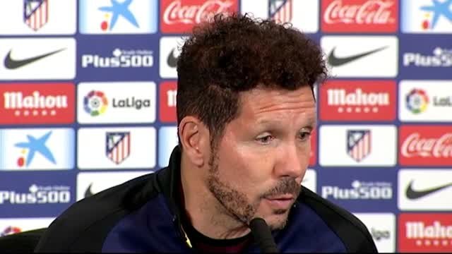 Simeone sobre el videoarbitraje: Está claro que si le pasa tanto al Barça como al Real Madrid tiene mucha más repercusión