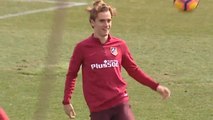 Bajas importantes en el entrenamiento del Atlético de Madrid