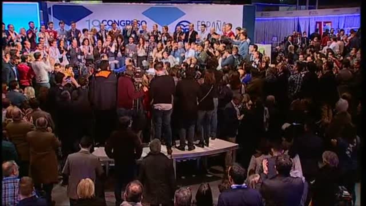 Rajoy, reelegido presidente del PP con el 95% de los votos