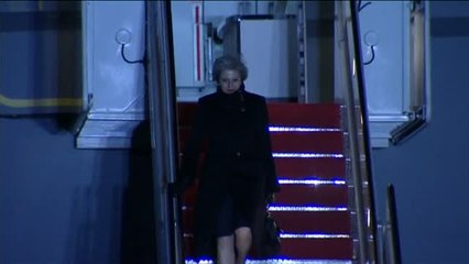 Theresa May, en Estados Unidos para buscar un futuro acuerdo bilateral con Trump