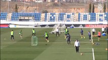 Penúltimo entrenamiento del Real Madrid antes de enfrentarse al Osasuna