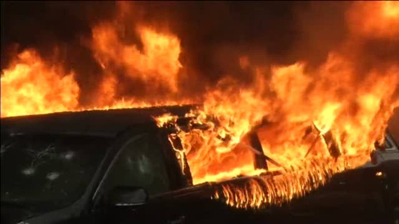 Graves disturbios por la toma de posesión de Trump