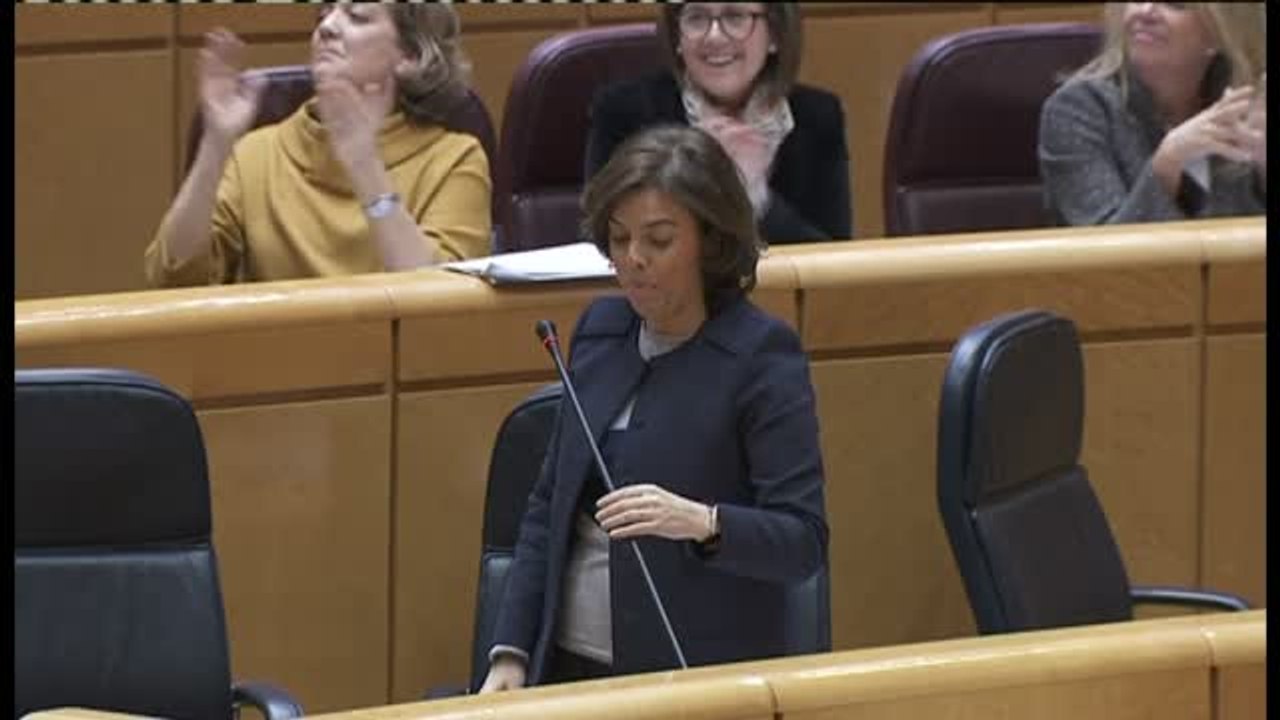 Sáenz de Santamaría: "El referéndum no se va a celebrar en España, ni en Baviera ni en el Béneto"