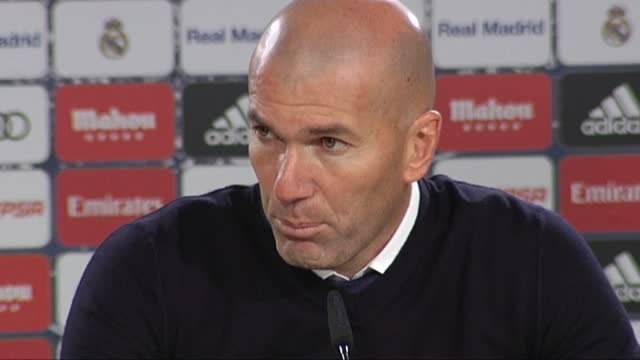 Zidane: Es un mal momento. Yo soy el responsable y tengo que buscar la solución