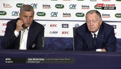 Battu par le Stade Rennais, Jean-Michel Aulas (OL) humilie son entraîneur et fustige la presse