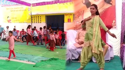 हेमा मालिनी की जनसभा में भीड़ जुटाने के लिए भाजपाइयों ने स्कूल में करवाया फूहड़ डांस