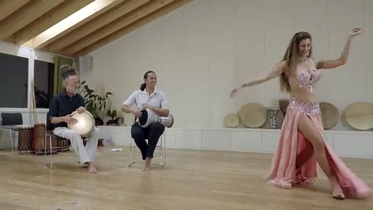 Sadie Bellydance and David Hinojosa Improv Drum Solo 2019