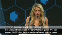 Shakira, premiada en Davos por su apoyo a la educación
