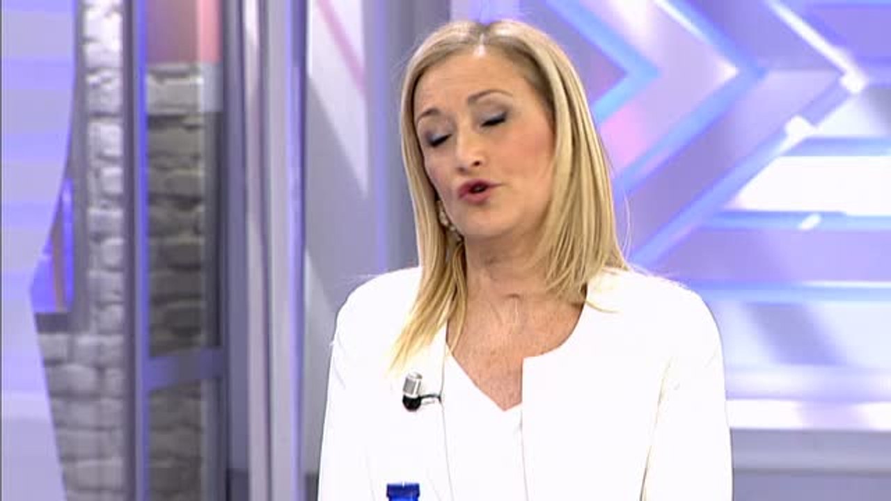 Cifuentes: "Entre Iglesias y Errejón apenas hay diferencias"